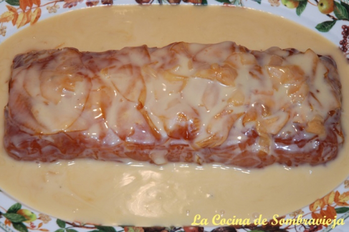 Milhojas de manzana