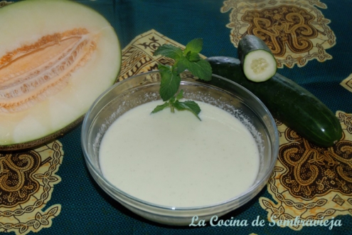 receta sopa fría de pepino y melón